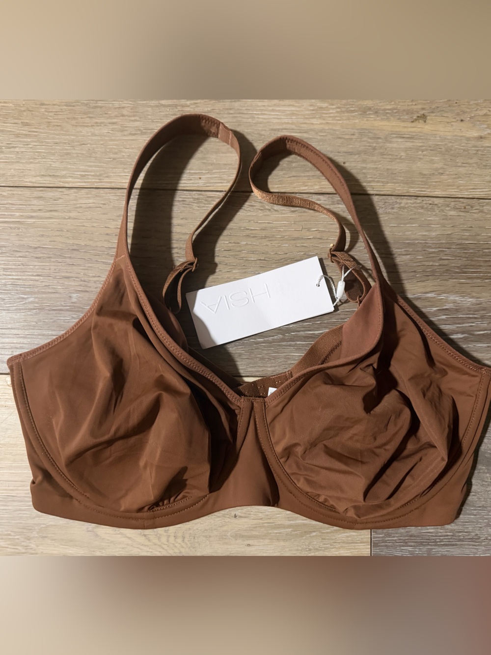 Women's HSIA  Underwire Bra in Brown 36DD-NWT